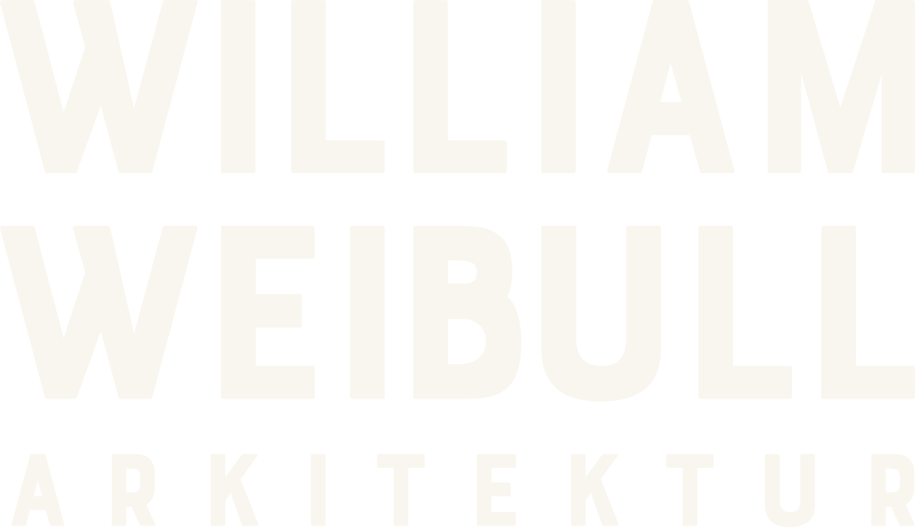 William Weibull Arkitektur
